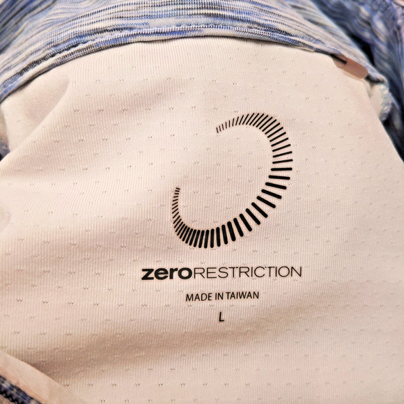 Zero Restriction Shirt Womens Large Gray Long Sleeve Athletic Fit Quarter Zip - Picture 5 of 9